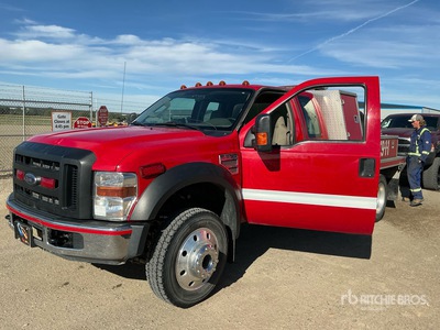 2008 Ford F-550 4x4 Extended Cab Fire Truck