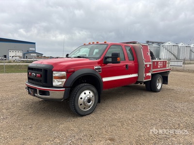 2008 Ford F-550 4x4 Extended Cab Fire Truck