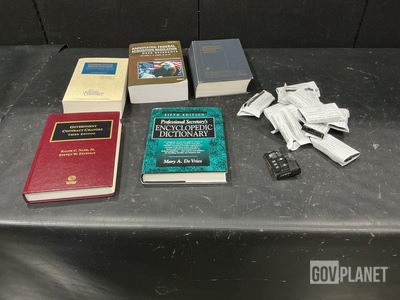 (1) Lot of Playaway Digital Audiobook Players & (1) Lot of Assorted Books