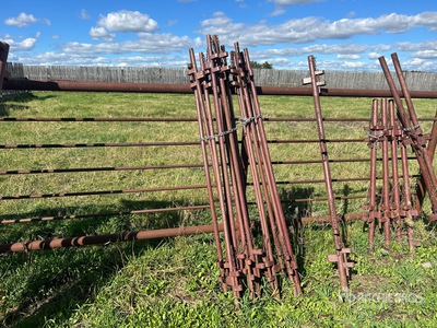 Quantity of (14) Stampede Steel Connector Panel Rods
