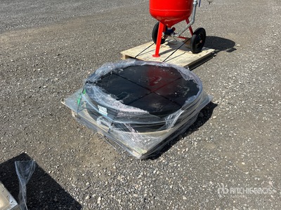 Quantity of (4) UHMWPE CP42R 42 in x 2 in Outrigger Pads