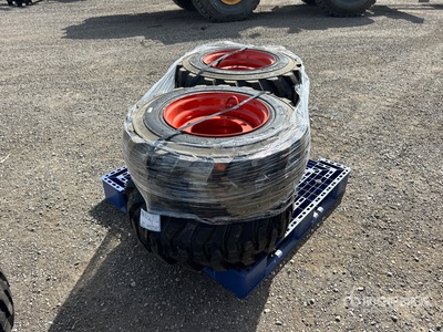 Quantity of (4) 12-16.5 NHS Skid Steer Tires (Unused)