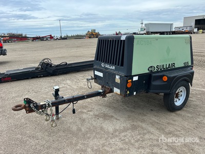 2014 Sullair 185DPQ 185 cfm Mobile Air Compressor