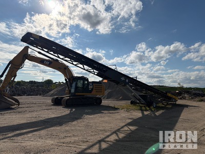 2023 MGL 836X 36 in x 80 ft Portable Radial Stacking Conveyor