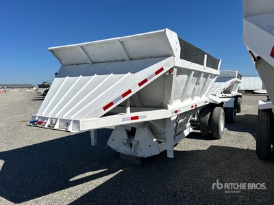 1989 Gallaty 20 ft S/A Lead Belly Dump Trailer