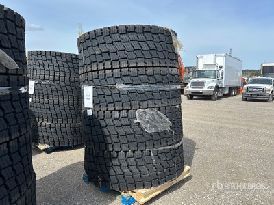Quantity of (4) Beaver 24.5x25 Radial Tires (Unused)