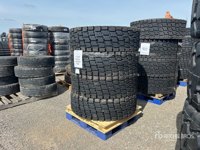 Quantity of (4) Beaver 17.5R25 Radial Tires (Unused)