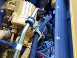 Engine with A/C Compressor