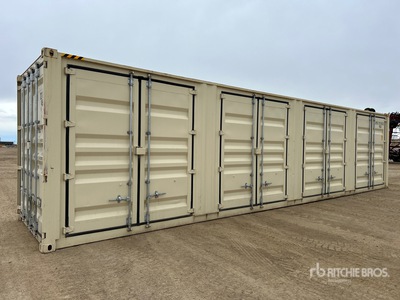 2025 40 ft High Cube Multi-Door Contenedor de almacenamiento