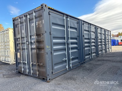 2025 40 ft High Cube Multi-Door Storage Container
