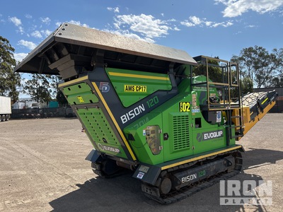 2018 Terex Evoquip Bison 120 Tracked Kaakbrekerinstallatie