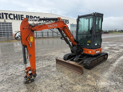 2020 Hitachi ZX33U-6 Mini pelle hydraulique