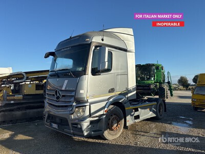 2013 Mercedes-Benz Actros 4x2 Cabeza Tractora Cabina Dormitorio (Inoperable)