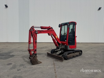 2017 Yanmar VIO25-6CR Mini Pelle Mini Excavadora