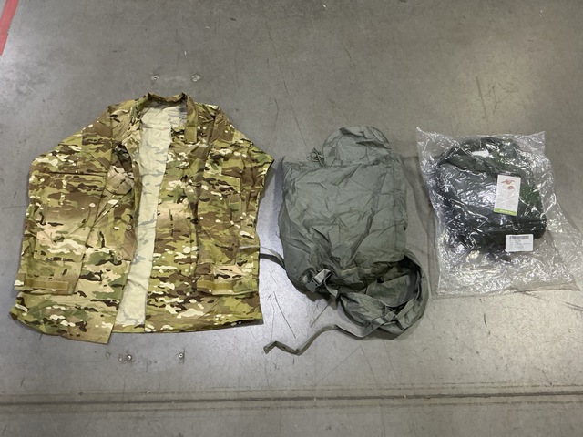 (4) Modular Sleep Systems, (4) Jackets, (11) Men&rsquo;s Shirts & Assorted Items
