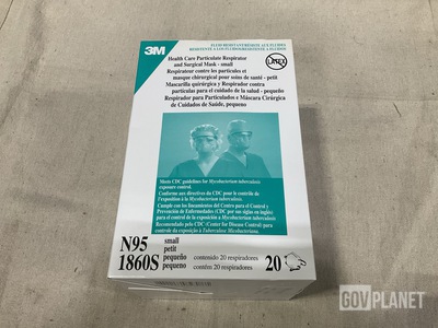(128) Boxes of 3M 1860 N95 Surgical Masks