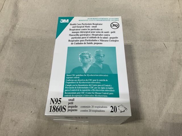 (128) Boxes of 3M 1860 N95 Surgical Masks (128) Boxes of 3M 1860 N95 Surgical Masks