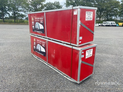 Quantity of 12.19 m W × 24.38 m L × 6.10 m H Tents and Tent Components (Unused)