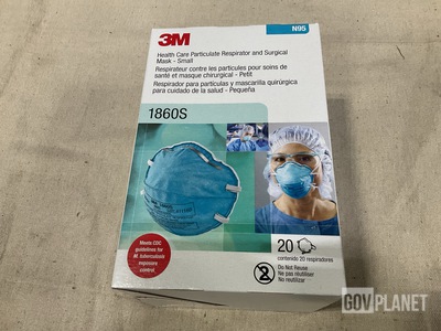 (128) Boxes of 3M N95 1860S Surgical Masks