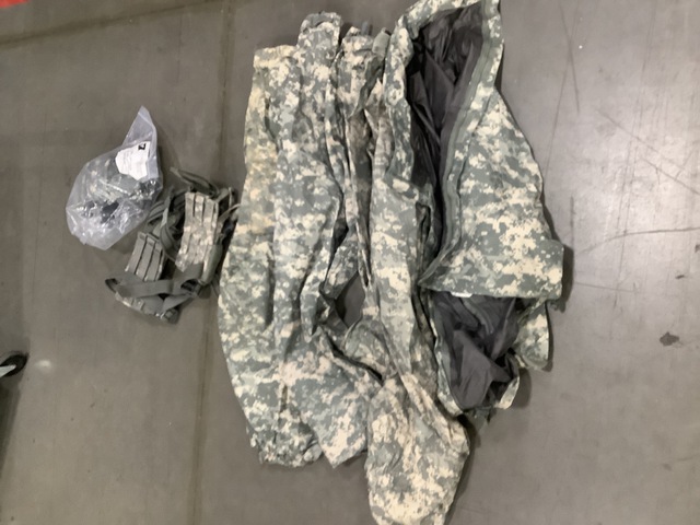 (4) Pistol Holsters, (10) Pairs of Wet Weather Trousers & Assorted Items
