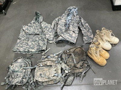 (14) Assault Packs, (10) Cold Weather Parkas & Assorted Items