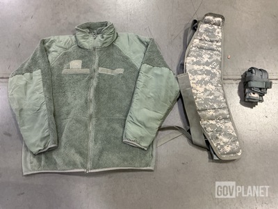 (15) Belts, (7) Jackets, (14) Pistol Holster Carriers & Assorted Items