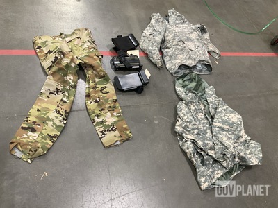 (2) Pairs of Extreme Cold Weather Trousers, (10) Clipboards & Assorted Items
