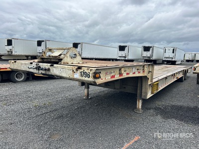 2009 Load King HFT70 48 ft T/A Hydraulic Tail Trailer