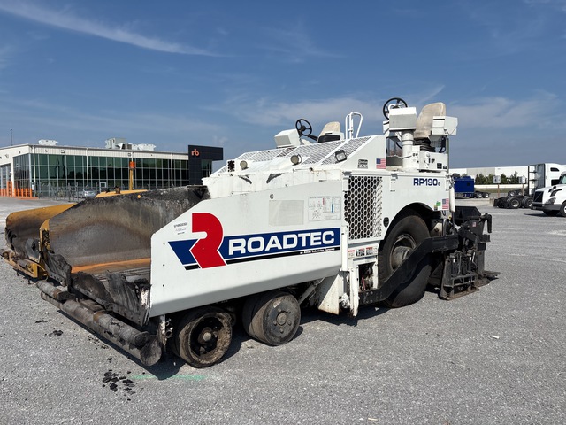 2019 Roadtec RP-190e Wheel Asphalt Paver