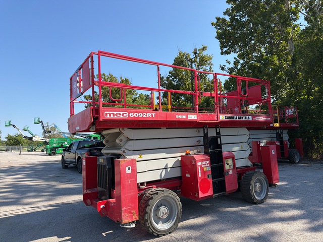 2018 MEC 6092RT Diesel 4x4 Scissor Lift