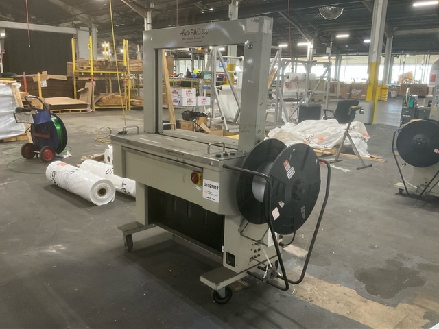2016 Pac Strapping Products AutoPac 300 Electric Plastic Strapping Machine 2016 Pac Strapping Products AutoPac 300 Electric Plastic Strapping Machine
