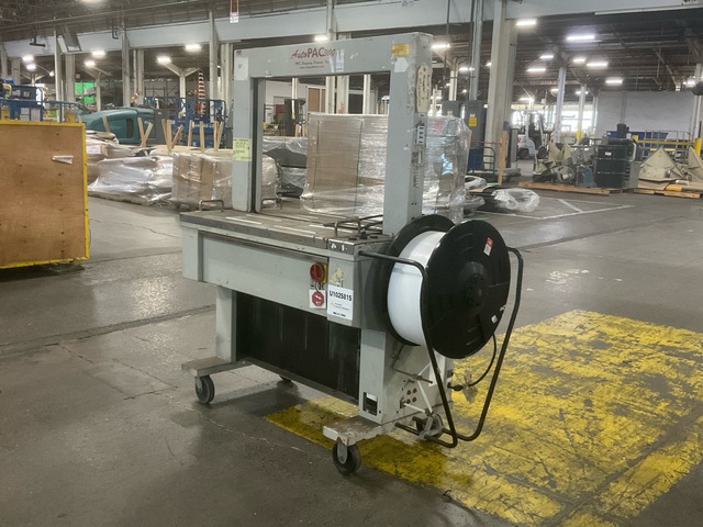 2008 Pac Strapping Products AutoPac 300 Electric Plastic Strapping Machine 2008 Pac Strapping Products AutoPac 300 Electric Plastic Strapping Machine