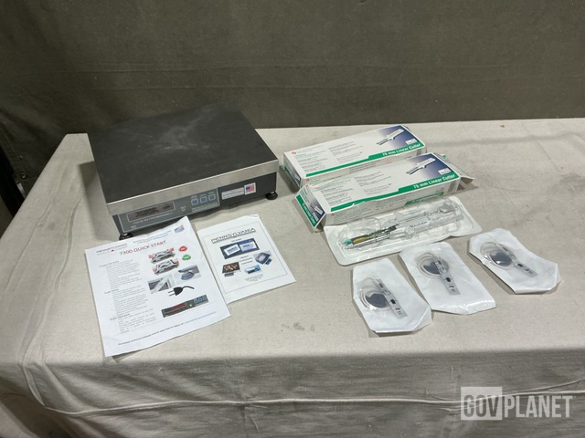 (1) Scale, (5) Linear Cutters, (114) Pulse Oximeter Sensors & Assorted Items
