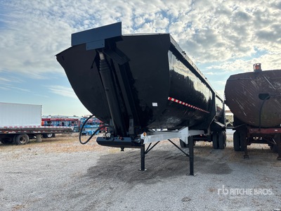 2001 American Trailer 40 ft T/A Frameless End Dump Trailer