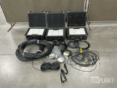(3) Innovative Satellite Solutions 403720A Satellite Communications Terminals