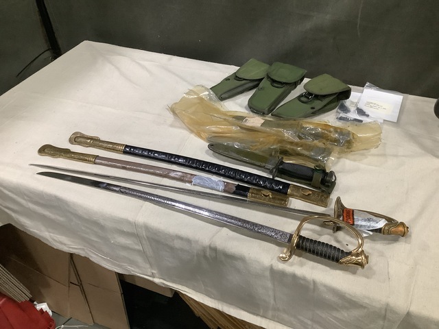 (203) Hardware Kits, (26) Pistol Holsters & Assorted Items