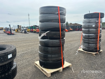 Quantity of (8) 11R22.5 Drive Banden (Unused)