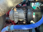 Engine with A/C Compressor