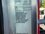 General Appearance with Motor Vehicle Safety Standards Label
