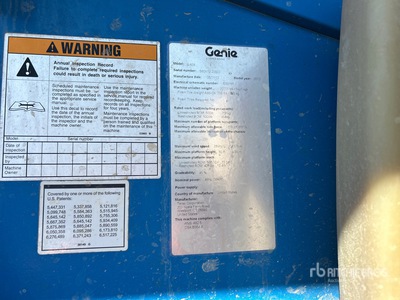 2012 Genie S-60X 4WD Diesel Telescopic Boom Lift