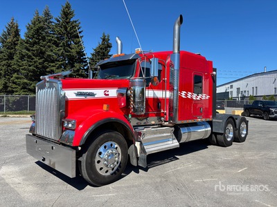 2014 Kenworth W900 6x4 T/A Sleeper Truck Tractor
