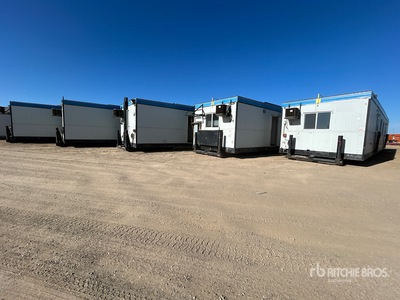 1997 Atco 5 Unit 12 ft x 54 ft 20 Person Skid-Mounted Mobile Camp