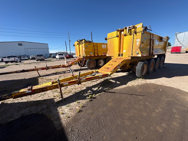 2012 Truck Equipment Cornh 800R-82011-818 Quad/A Pup Dump Trailer