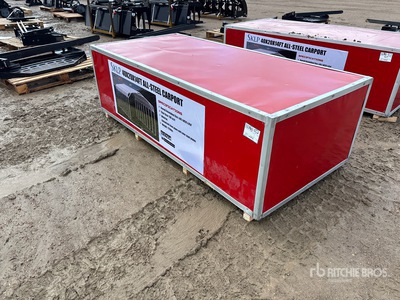 2026 SKLP SK-SC40 20 ft x 40 ft All-Steel Wiata Samochodowa (Unused)