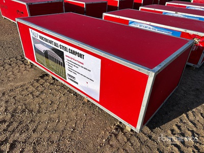 2026 SKLP SK-SC40 20 ft x 40 ft All-Steel Abri d'Auto (Unused)