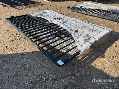 2026 SKLP SK-HLM20 20 ft x 7 ft Wrought Iron Bi-Parting Driveway Gate (Unused)