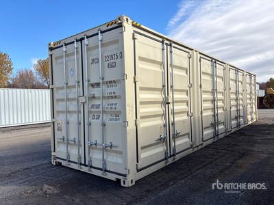 2025 40 ft High Cube Multi-Door Storage Container