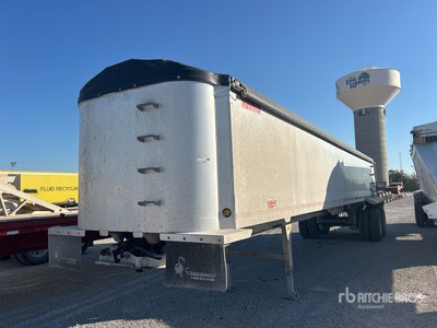 2024 Dragon 39 ft T/A Aluminum Frameless End Dump Trailer