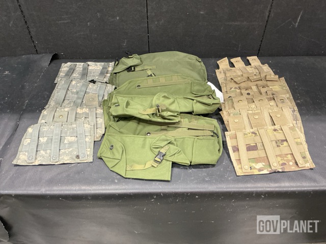 (21) Radio Set Carriers, (92) M4 Three Mag Pouches & Assorted Items