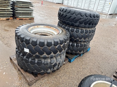 Quantity of (5) 15.5-25 Tyres